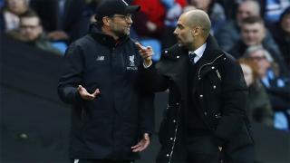 Liverpool manager Jurgen Klopp and Manchester City boss Pep Guardiola.